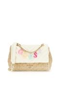Guess Girl Straw Crossbody Bag, White image