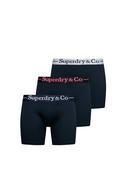 Superdry 3 Pack Organic Cotton Boxer Briefs, Navy Multi image