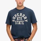 Superdry Athletic Essential Graphic T-Shirt, Nautical Navy