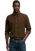 Superdry Classic Needle Corduroy Shirt, Twig Beige image