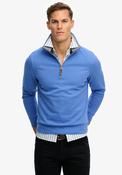 Superdry Essential Half Zip Sweatshirt, Chambray Blue image