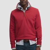 Superdry Essential Half Zip Sweatshirt, Prep Red image