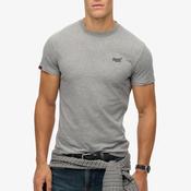 Superdry Essential Logo Embroidered T-Shirt, Sleet Grey Marl