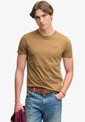 Superdry Essential Serif Logo Embroidered T-Shirt, Beige image