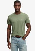 Superdry Essential Serif Logo Embroidered T-Shirt, Green image