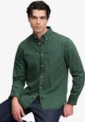 Superdry Garment Dyed Shirt, Tumbled Green image