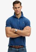 Superdry Vintage Destroy Polo Shirt, Bay Blue image