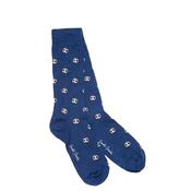 Swole Panda Football Bamboo Socks, Dark Blue UK7-11