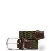 Swole Panda Woven Belt, Khaki Green image