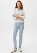Barbara Lebek Drawstring Neck Top, White image
