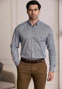 Andre Sexton Circular Pattern Shirt, Green Multi image