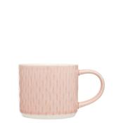 Siip Embossed Teardrop Mug, Pink