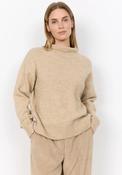 Soyaconcept Herla Mock Neck Jumper, Beige image