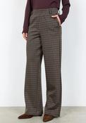 Soyaconcept Hekla Houndstooth Wide Leg Trousers, Brown image