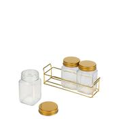 Tala Glass Storage Jars with Rack image
