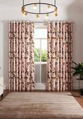 Ted Baker Opal Florals Lined 90x90” Eyelet Curtains, Pink image