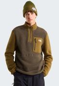 The North Face Men’s Yumiori Quarter Zip Fleece, New Taupe Green image