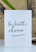 The Pear in Paper “Lá Breithe Shona” Greetings Card image