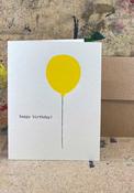 The Pear In Paper Happy Birthday Balloon Greeting Card image