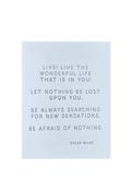 The Pear In Paper Oscar Wilde Quote Greeting Card image