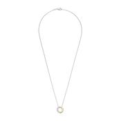 Ti Sento Contrast CZ Necklace, Gold &amp; Silver image