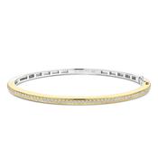 Ti Sento CZ Slim Bangle, Gold image