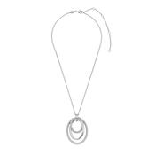 Ti Sento Interwoven Circles Pendant Necklace, Silver image