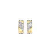 Ti Sento Stardust Zirconia Layered Earrings, Gold image