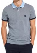 XV Kings By Tommy Bowe Denlique Polo Shirt, Navy &amp; Blue image