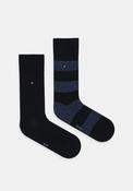 Tommy Hilfiger 2 Pair Classic Stripe Socks, Navy image