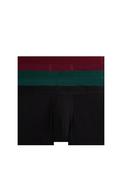 Tommy Hilfiger 3 Pack Everyday Luxe Trunks, Burgundy Multi image
