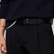 Tommy Hilfiger Adan Leather Belt, Black