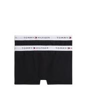 Tommy Hilfiger Boys 2 Pack Signature Logo Boxer, Black