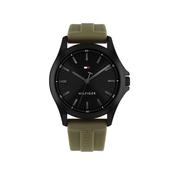 Tommy Hilfiger Men’s Bruce Watch, Black &amp; Green image
