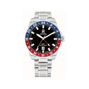 Tommy Hilfiger Men’s Colour Block Watch, Silver