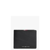 Tommy Hilfiger Corporate Leather Card &amp; Coin Wallet, Black