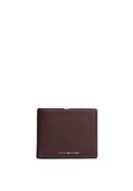 Tommy Hilfiger Corporate Leather Card &amp; Coin Wallet, Coffee Bean Brown