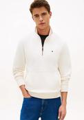 Tommy Hilfiger Essential Quarter Zip Sweatshirt, Ivory image
