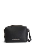 Tommy Hilfiger Faux Pebbled Leather Camera Crossbody Bag, Black image
