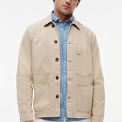 Tommy Hilfiger Flag Embroidery Overshirt, Beige