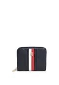 Tommy Hilfiger Medium Global Stripe Zip Around Wallet, Navy image