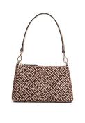 Tommy Hilfiger Mini Monogram Jacquard Shoulder Bag, Brown image