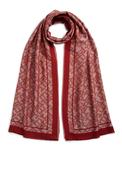 Tommy Hilfiger Monogram Jacquard Scarf, Red image