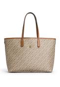 Tommy Hilfiger Monogram Tote Bag, Taupe image