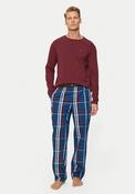 Tommy Hilfiger Pyjama Set, Burgundy &amp; Navy image
