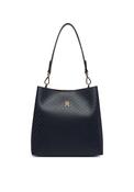 Tommy Hilfiger Textured Medium Shoulder Bag, Navy image