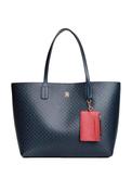 Tommy Hilfiger Textured Large Tote Bag, Navy image