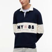 Tommy Jeans Logo Panel Rugby Shirt, Dark Blue image