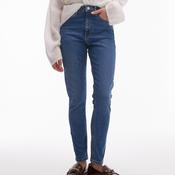 TOPSHOP Jamie Slim Leg Jeans, Medium Blue Denim