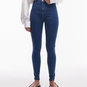 TOPSHOP Joni High Rise Skinny Jeans, Blue